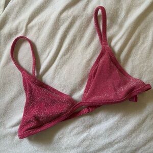 Skims glitter triangle top